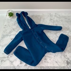 Kickee Pants Coverall Sherpa Lined hoodie